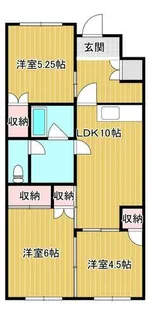 福岡県北九州市小倉南区横代東町1丁目【マンション】の間取り