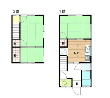 福岡県遠賀郡遠賀町広渡1丁目【アパート】の間取り