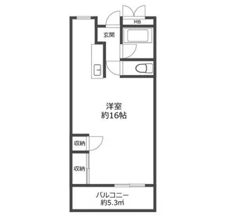 山内シャルム鍜冶町【202号室】の間取り