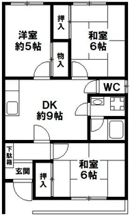 兵庫県神戸市長田区西代通2丁目【テラスハウス】の間取り