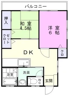 AC大浦【2階】の間取り