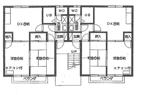 サイレントハイム【201号室】の間取り