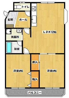 ミズマハイツ【1階】の間取り