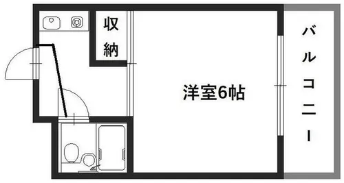 ハイツパサージュ【1階】の間取り