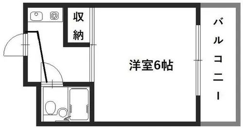 ハイツパサージュ【1階】の間取り