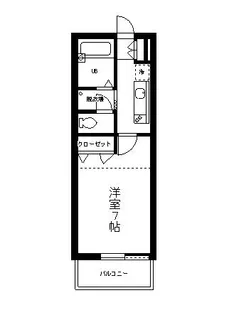 サンシャイン内橋【105号室】の間取り