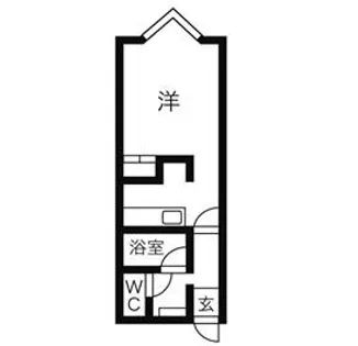 ウエイヴ23【207号室】の間取り