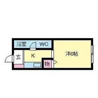 ヴィレッジ21 B棟【2号室】の間取り