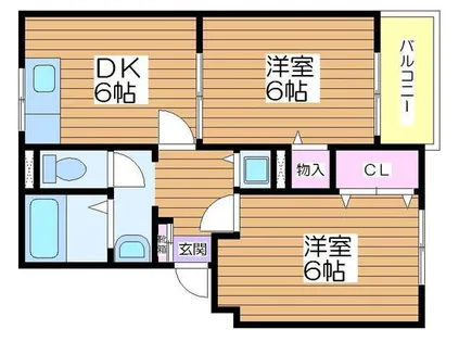 兵庫県姫路市西中島【マンション】の間取り