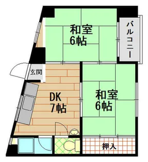 北野ライフ【2階】の間取り