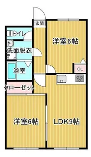福岡県北九州市小倉南区東水町【マンション】の間取り
