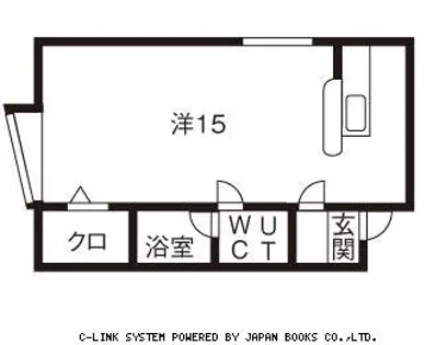 サンホーム館R【202号室】の間取り
