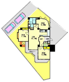 ハウス47【1階】の間取り