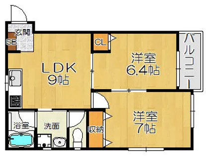 YOUハウス【1階】の間取り