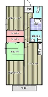 ミレニアムハイツ【202号室】の間取り