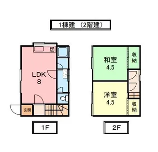 兵庫県神崎郡市川町西川辺【一戸建】の間取り