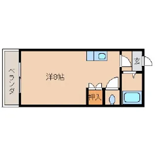 プレジデント苅田【306号室】の間取り