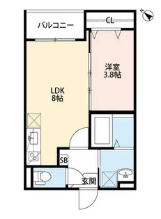 兵庫県神戸市長田区西代通4丁目【アパート】の間取り