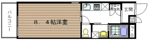 BRICK今出川【1階】の間取り