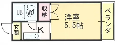 弘竹ホワイトハウス【2階】の間取り