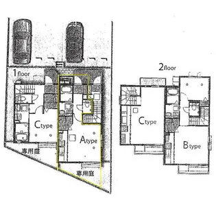 グランモア片野新町【1階】の間取り