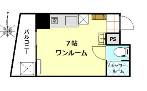 桑山ビル【4階】の間取り