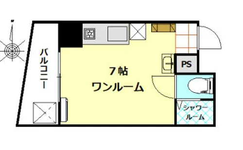 桑山ビル【4階】の間取り