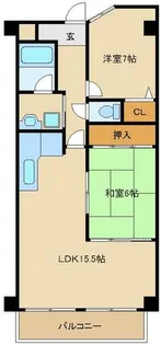 プルメリア東三国ウエスト【704号室】の間取り