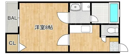 西村ストロボ街道駅前【202号室】の外観