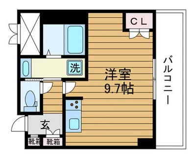大阪府吹田市岸部新町【マンション】の間取り