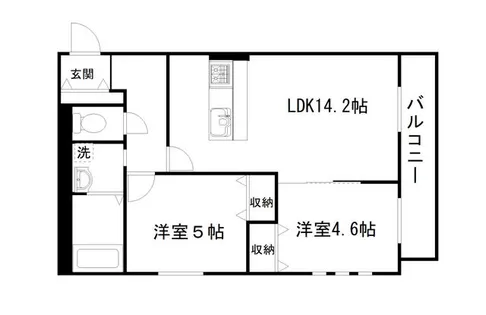 アルタイル2nd【2階】の間取り