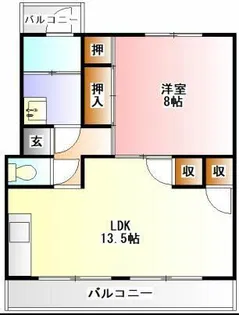 ANGELO三田【2階】の間取り