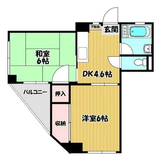 兵庫県神戸市長田区北町2丁目【マンション】の間取り