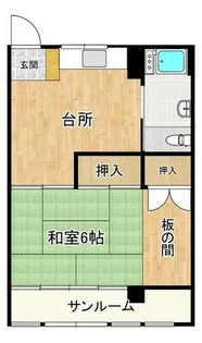 メイトピア相生【509号室】の間取り