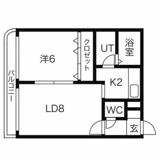クラスタ 303号室【303号室】の間取り