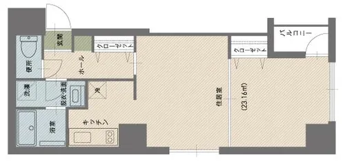 福岡県北九州市小倉北区魚町4丁目【マンション】の間取り