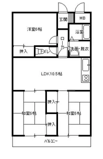 アメニティ・イー【4階】の間取り