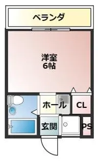 中村鶴翔ビル5【3階】の間取り