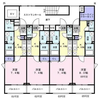 GRACEHILLS阿保【503号室】の間取り