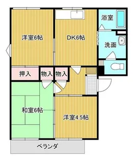 アーバン光 A棟【2階】の間取り