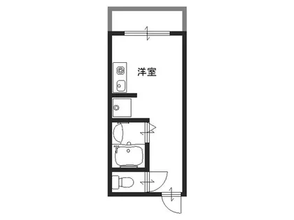 明輝マンション D棟【312号室】の間取り