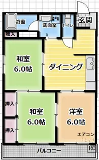 ハートイン向島【401号室】の間取り