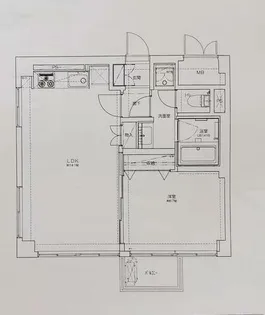 難波センチュリーマンション【701号室】の間取り