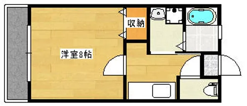 e-ハイム【2階】の間取り