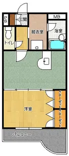 ライオンズマンション黒崎【306号室】の間取り