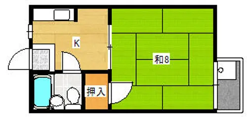 シャロン梅【2階】の間取り