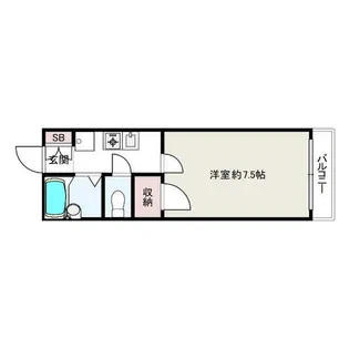 ウイン・ウエスト【4階】の間取り