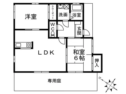 フェアリー仲原【102号室】の間取り