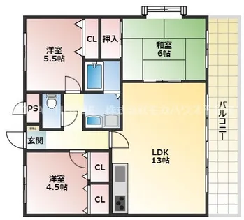 コージーコートM【3階】の間取り