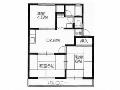 エルハイム森【2階】の間取り